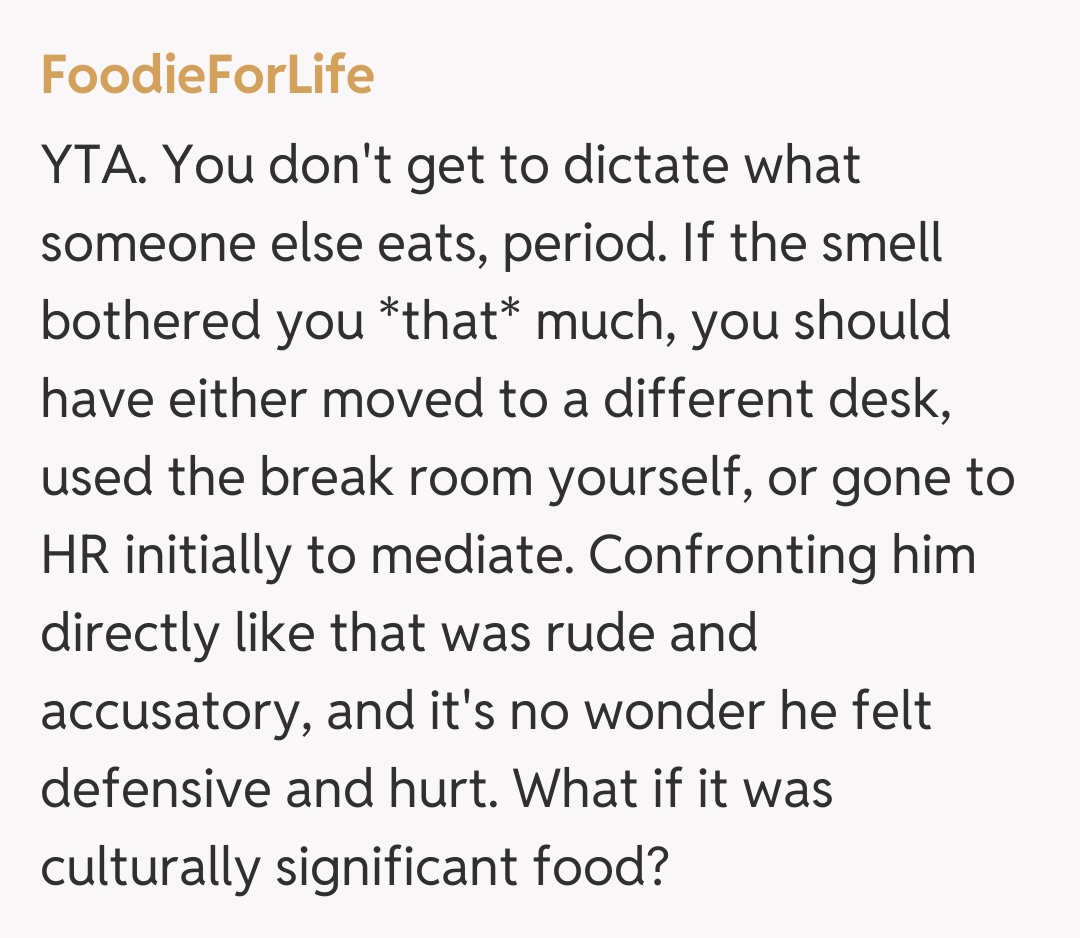 Comentariu de la FoodieForLife