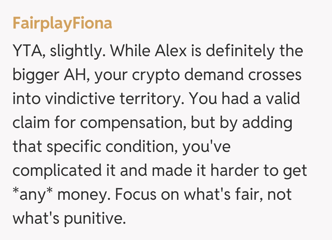 Comentariu de la FairplayFiona