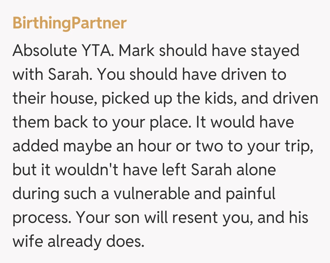 Comentariu de la BirthingPartner