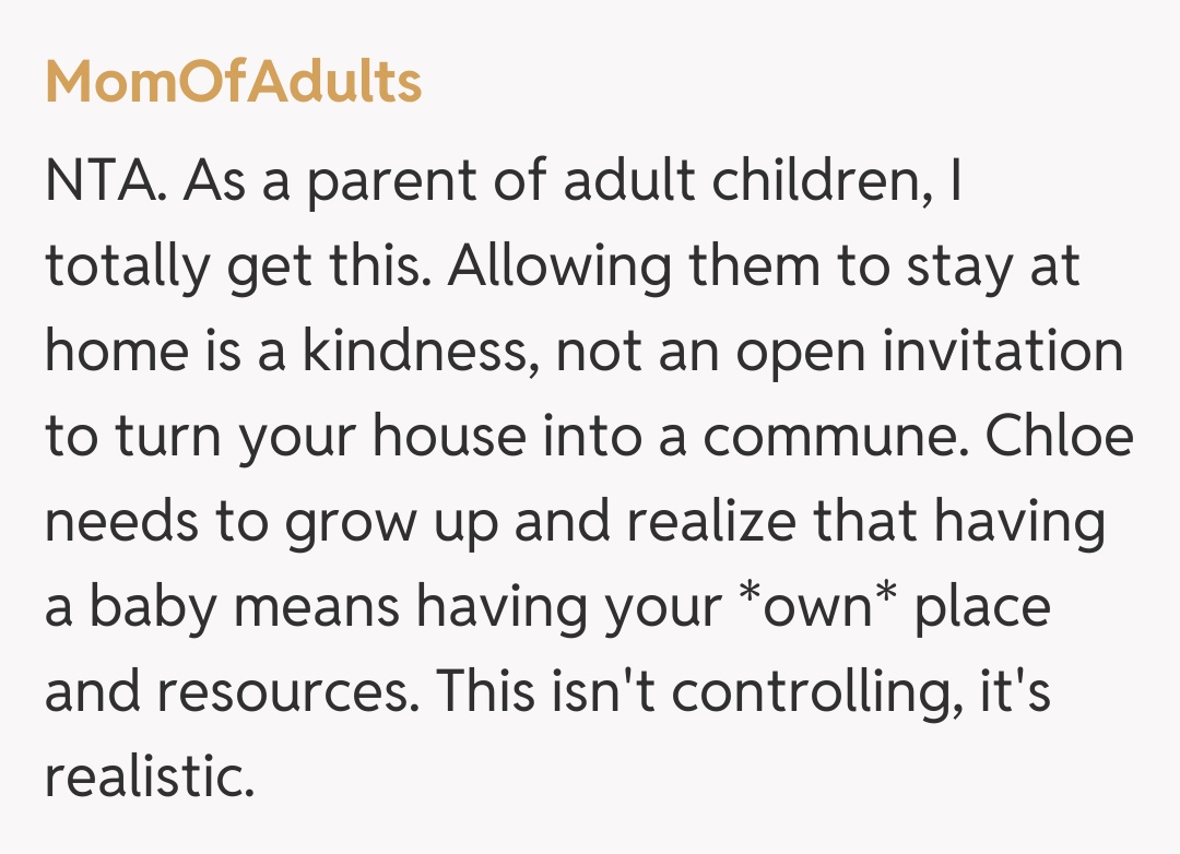 Comentariu de la MomOfAdults