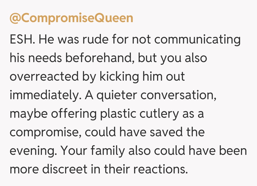 Comentariu de la @CompromiseQueen