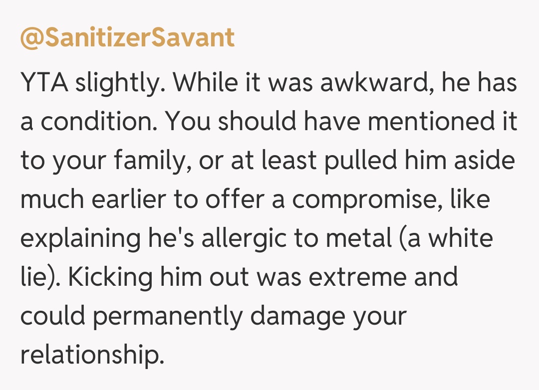 Comentariu de la @SanitizerSavant