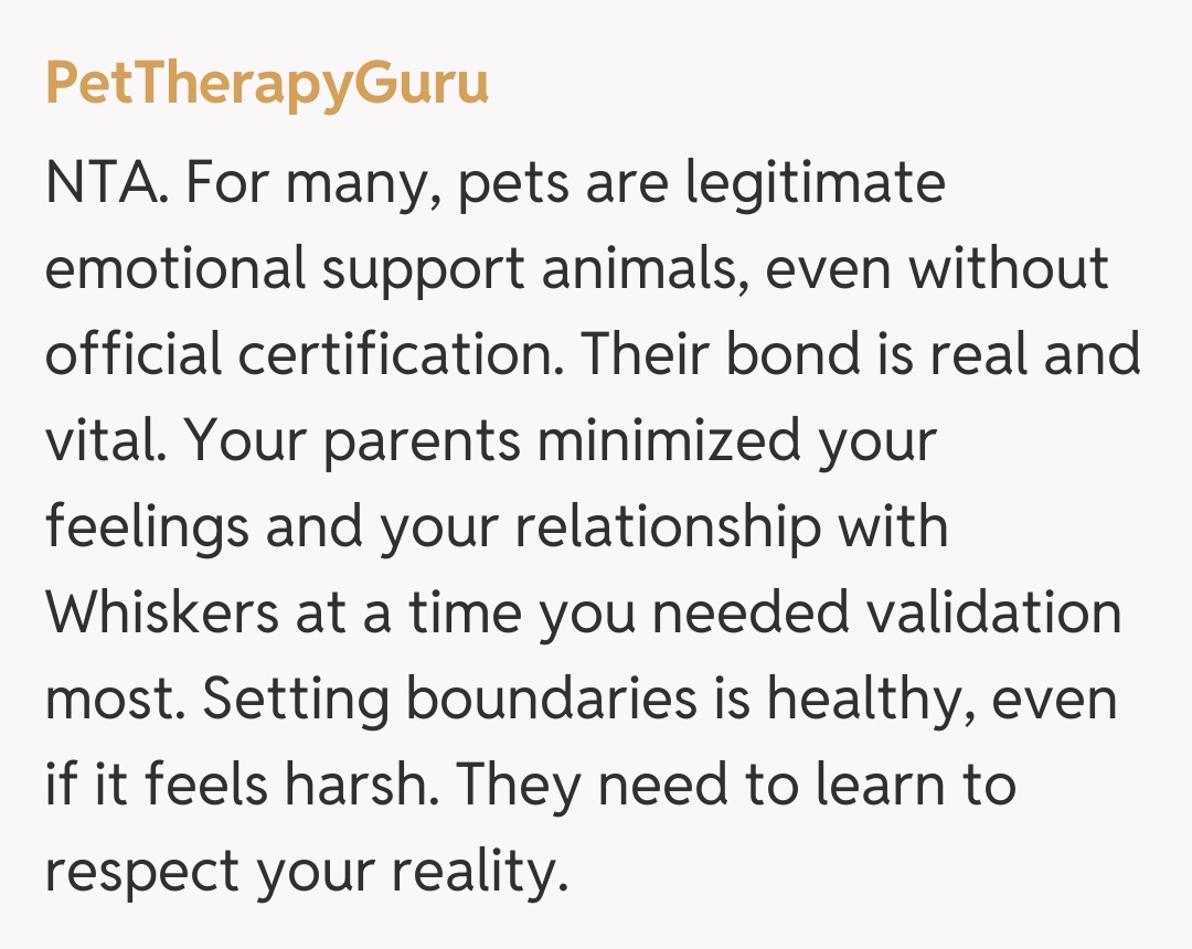 Comentariu de la PetTherapyGuru