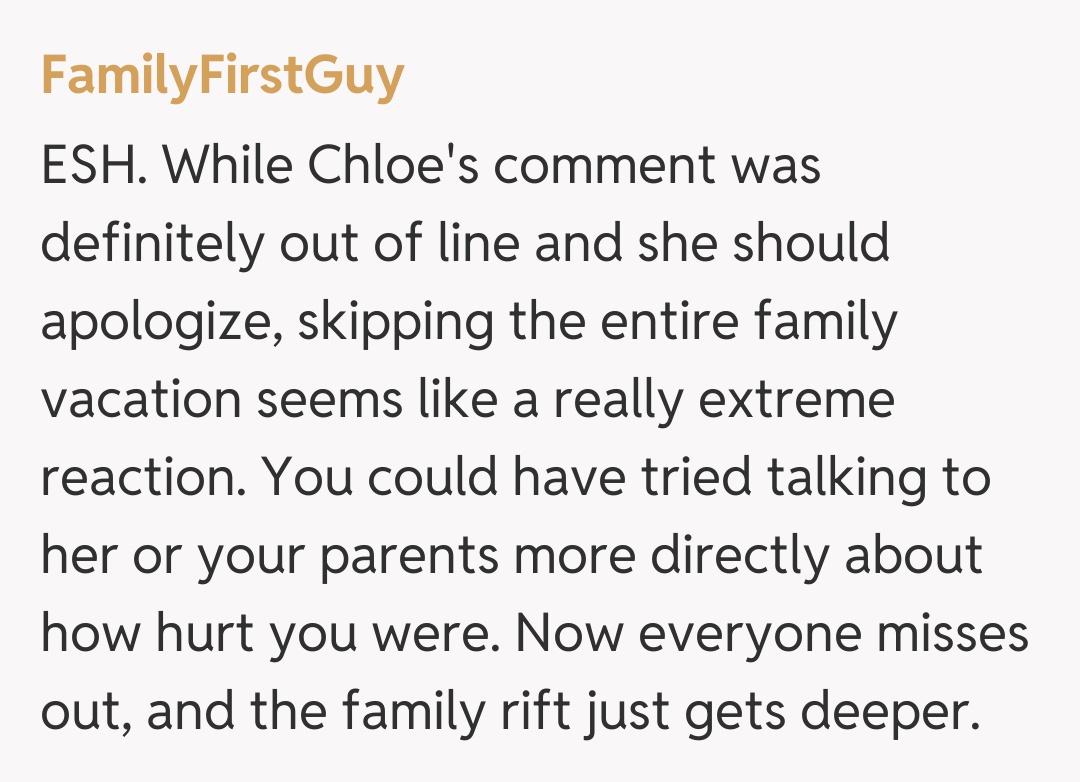Comentariu de la FamilyFirstGuy