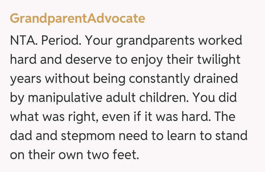 Comentariu de la GrandparentAdvocate