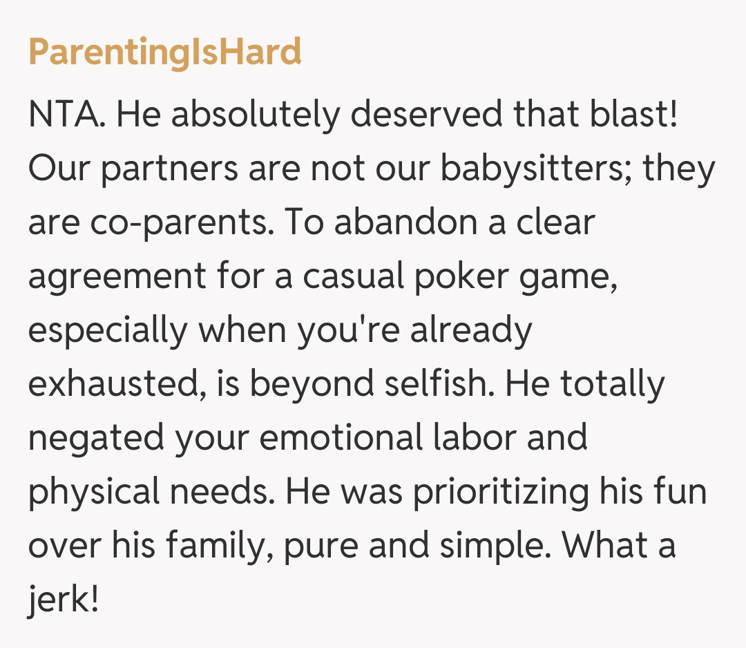 Comentariu de la ParentingIsHard