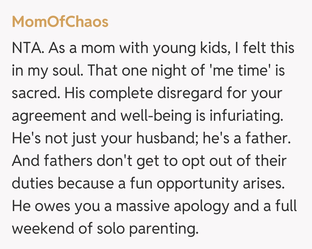 Comentariu de la MomOfChaos