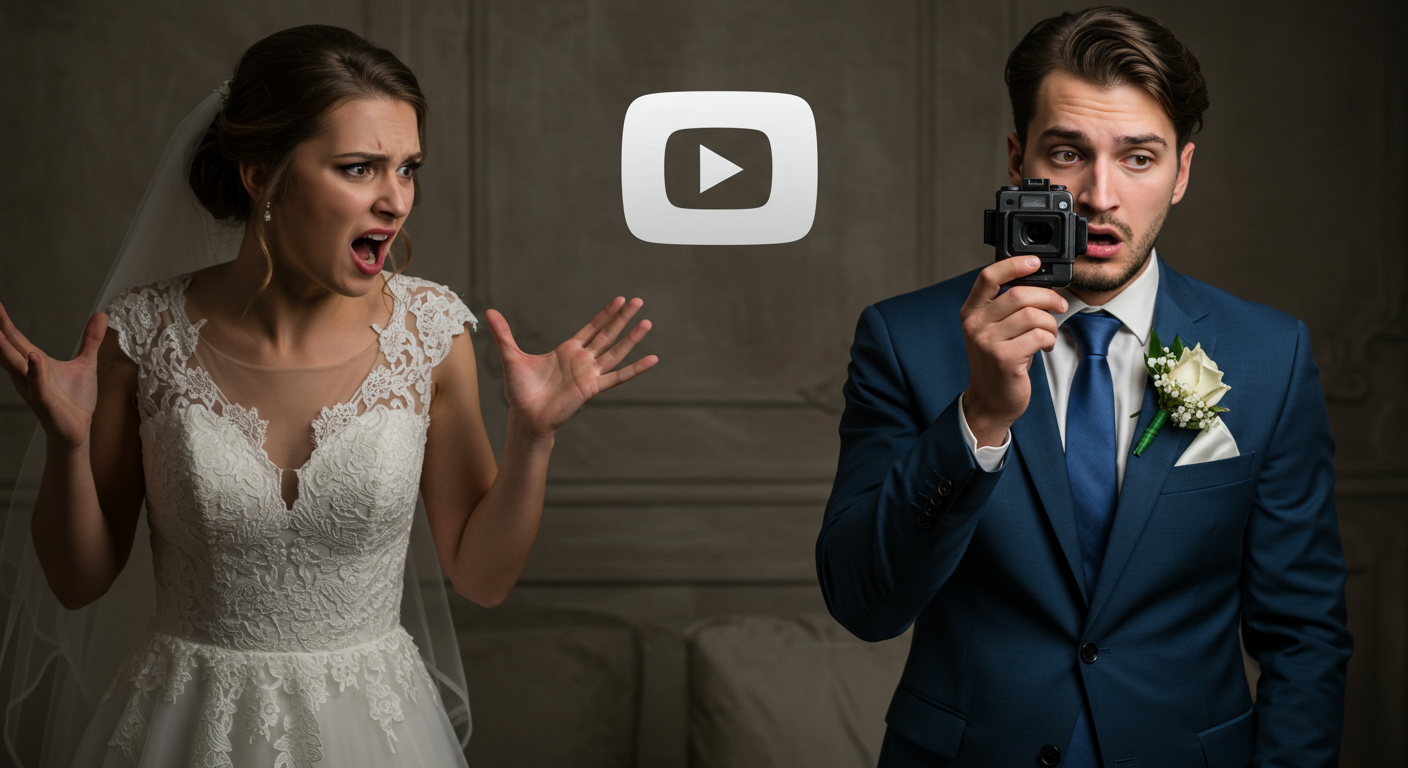 AITA for blasting my spouse’s YouTube channel when they filmed our wedding without permission?
