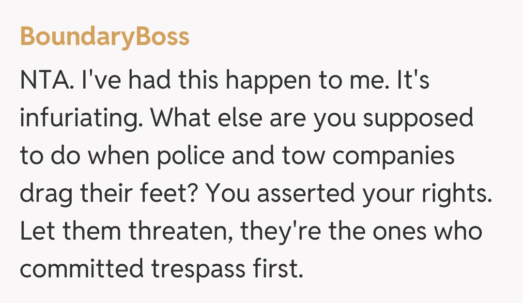 Comentariu de la BoundaryBoss