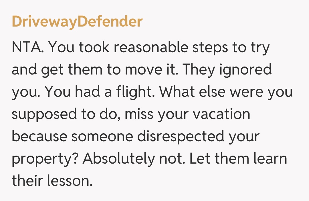 Comentariu de la DrivewayDefender