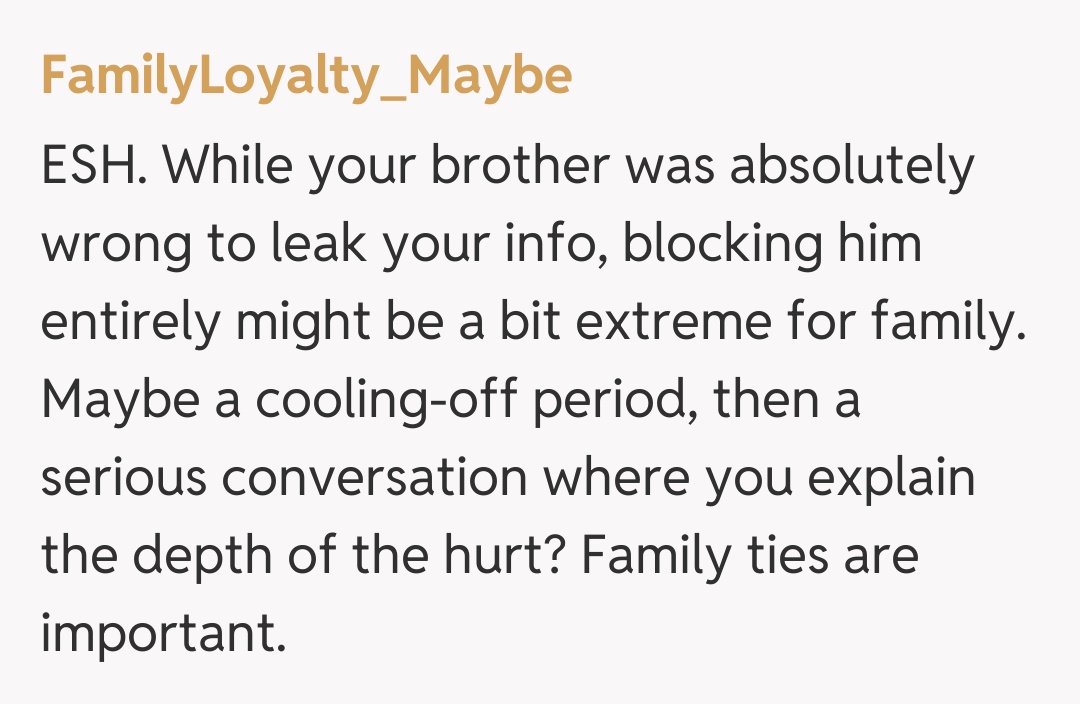 Comentariu de la FamilyLoyalty_Maybe