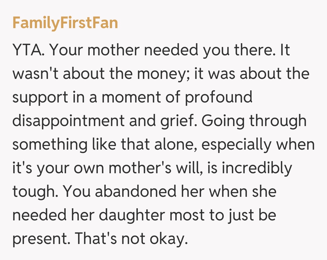 Comentariu de la FamilyFirstFan