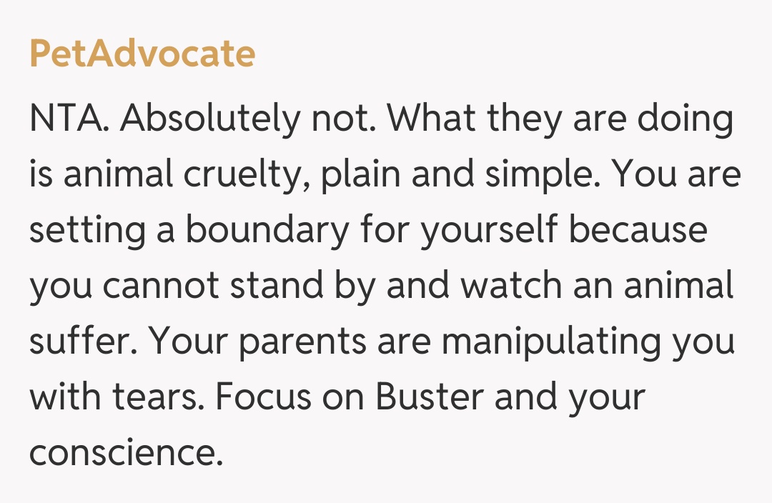 Comentariu de la PetAdvocate
