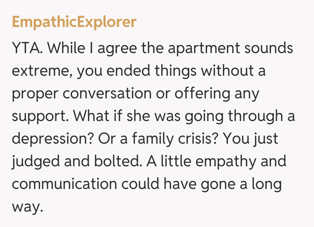 Comentariu de la EmpathicExplorer