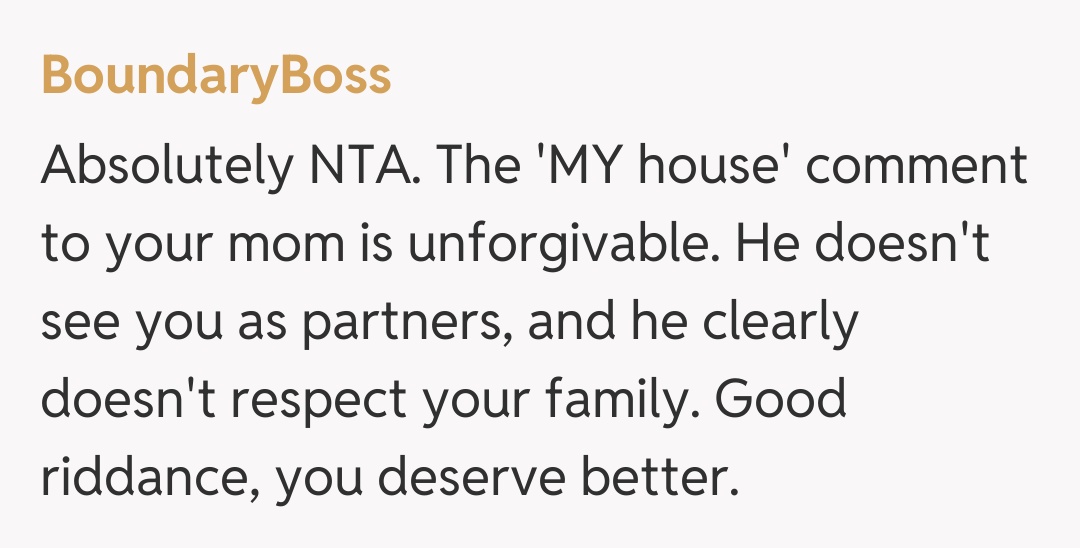 Comentariu de la BoundaryBoss