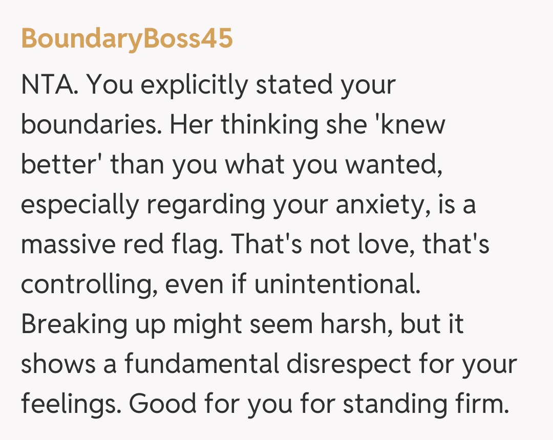 Comentariu de la BoundaryBoss45