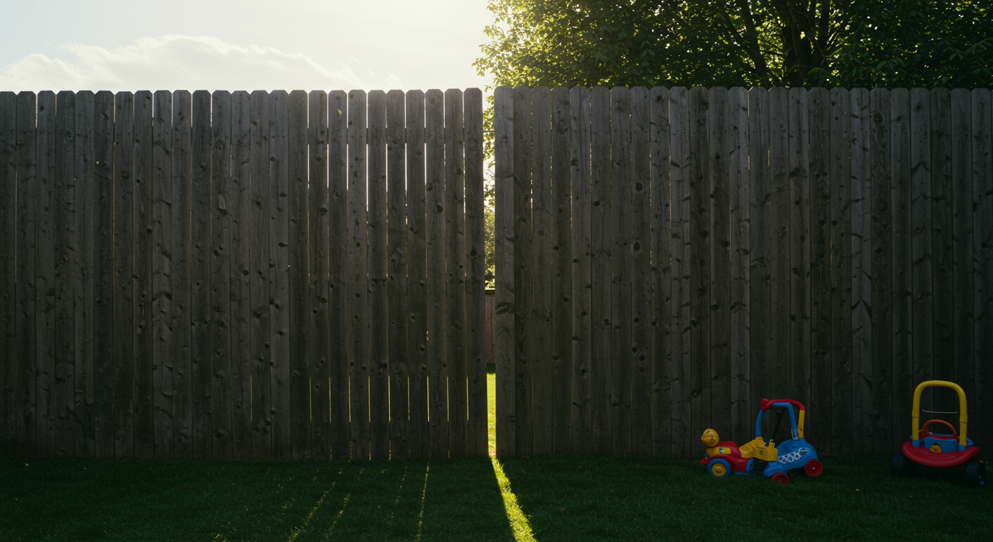 AITA for building a ridiculously high privacy fence for a Downs Syndrome annoying neighbor?