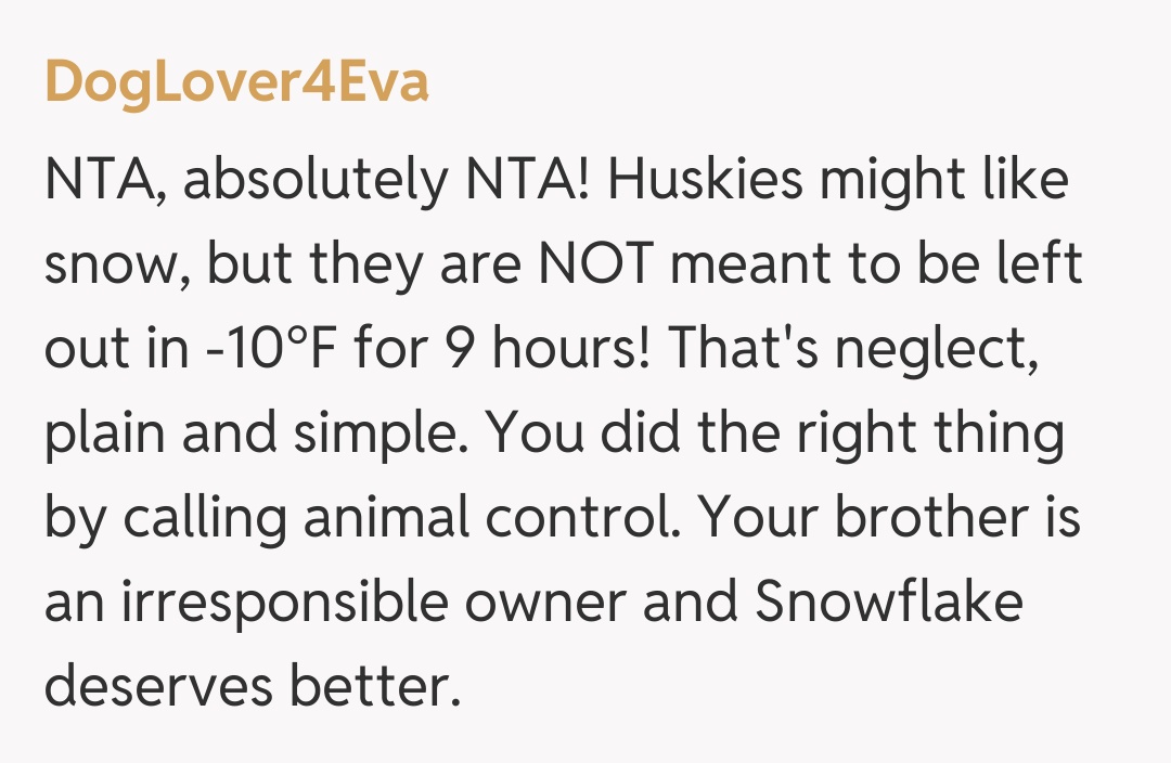 Comentariu de la DogLover4Eva