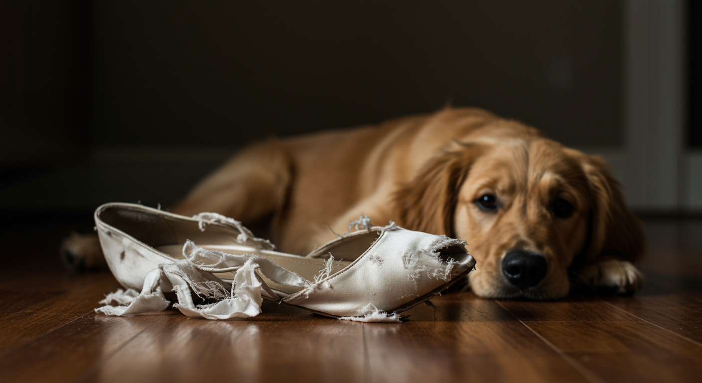 AITA for calling my dog a ‘spoiled brat’ after he destroyed my wedding shoes — and refusing to replace them?