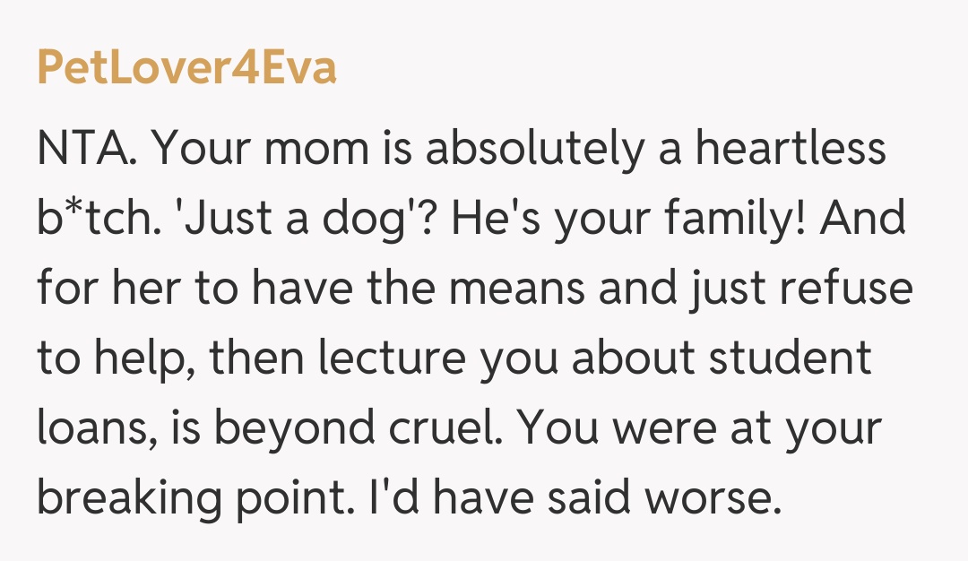 Comentariu de la PetLover4Eva