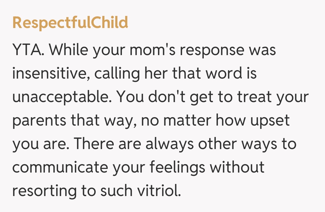 Comentariu de la RespectfulChild