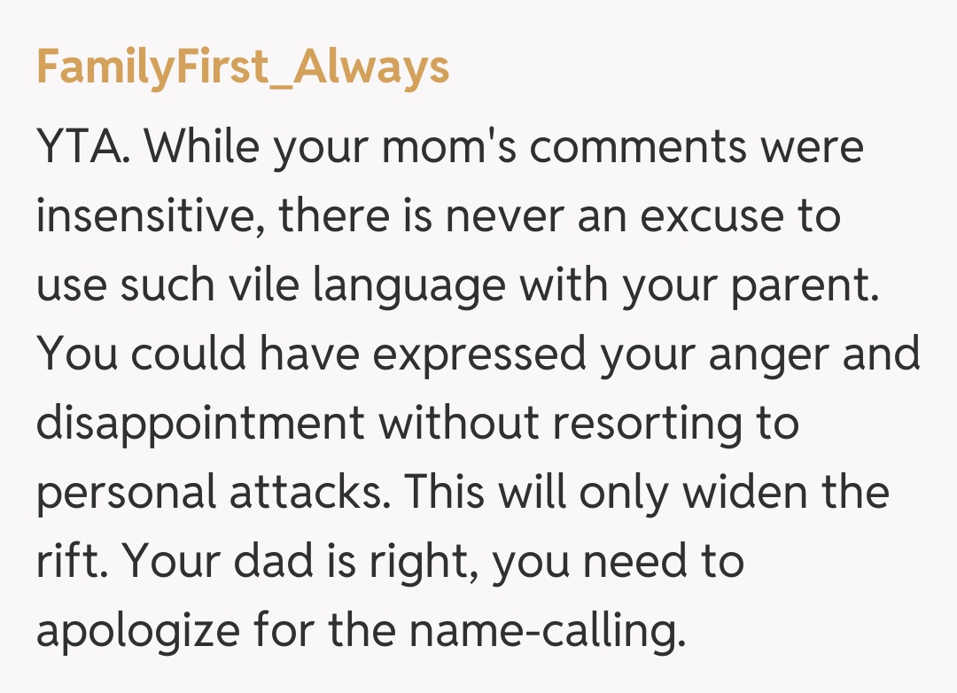 Comentariu de la FamilyFirst_Always