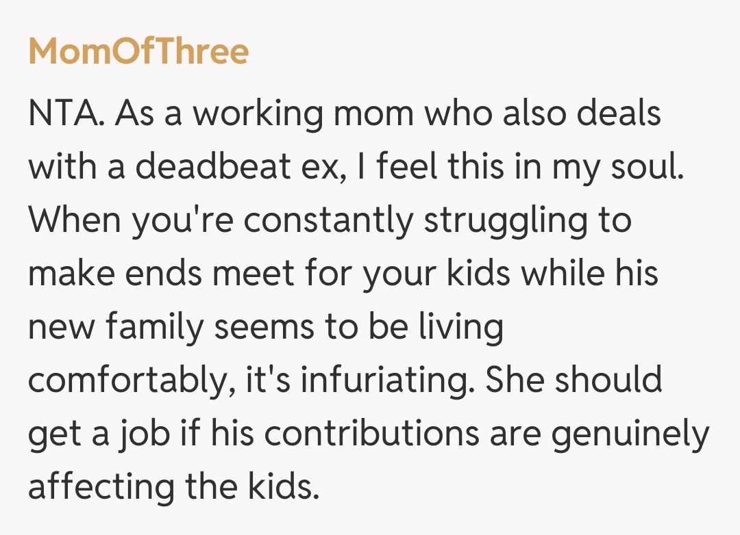 Comentariu de la MomOfThree