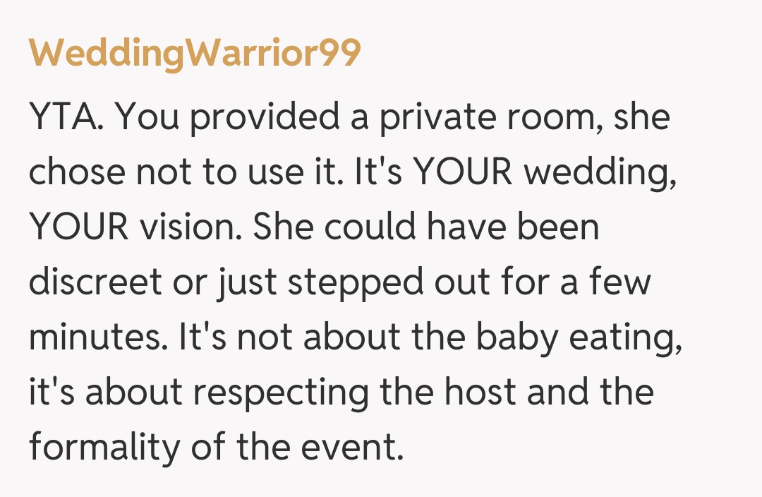 Comentariu de la WeddingWarrior99