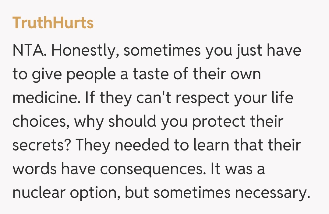 Comentariu de la TruthHurts