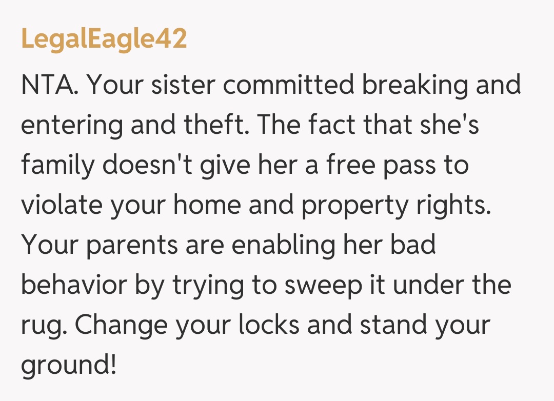 Comentariu de la LegalEagle42