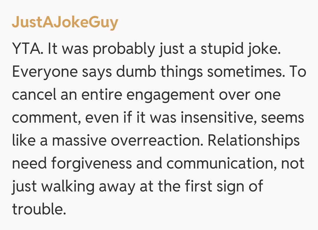 Comentariu de la JustAJokeGuy