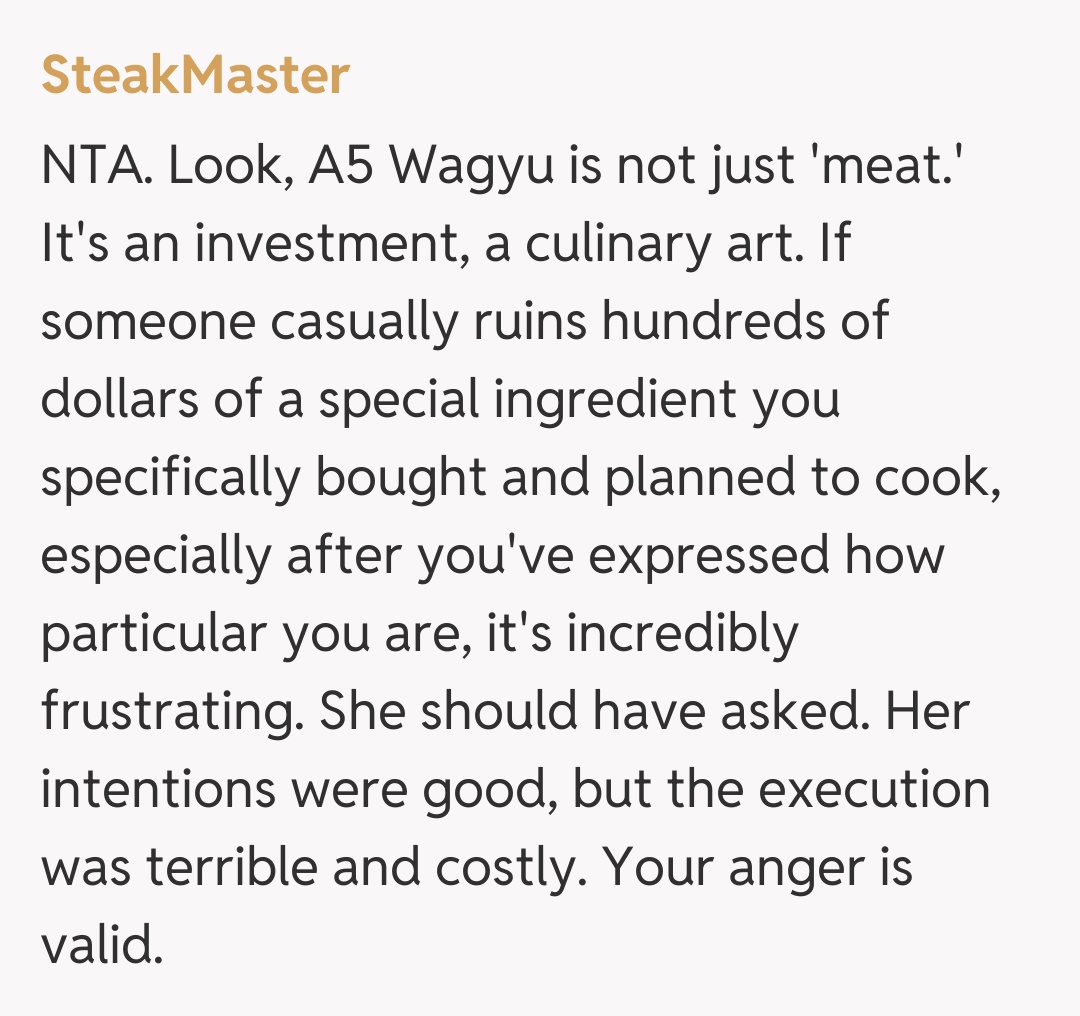 Comentariu de la SteakMaster