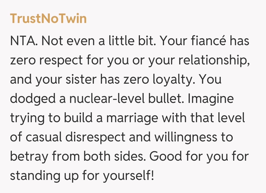 Comentariu de la TrustNoTwin