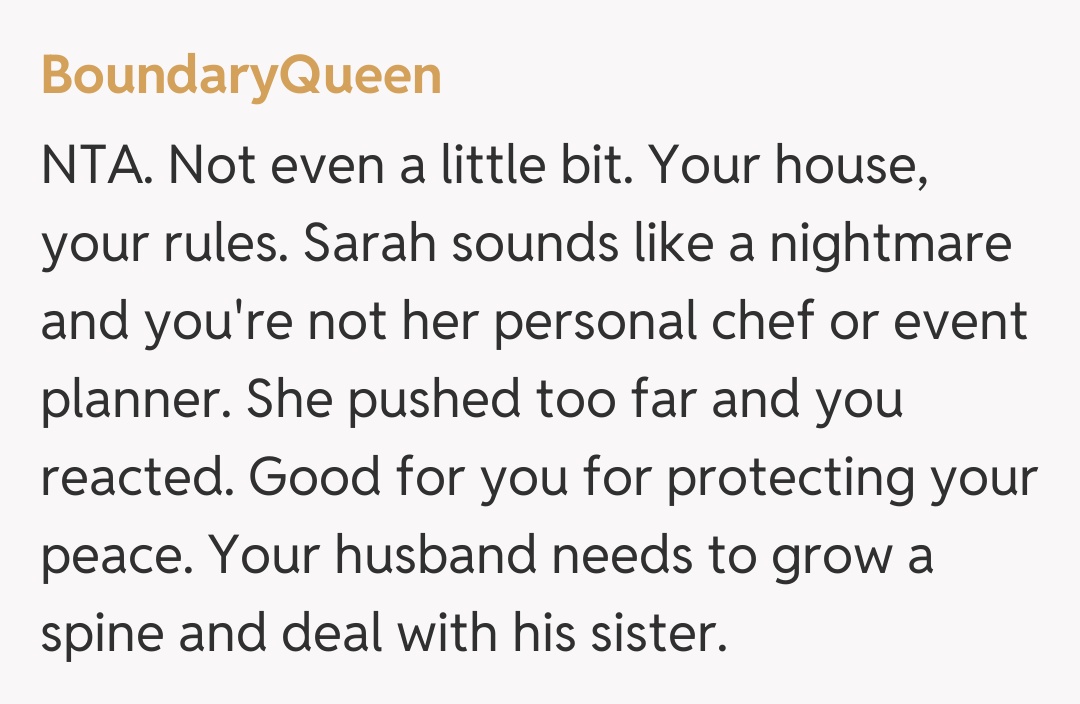 Comentariu de la BoundaryQueen