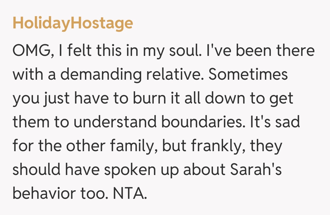 Comentariu de la HolidayHostage