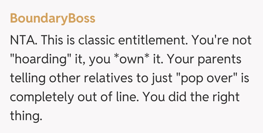 Comentariu de la BoundaryBoss