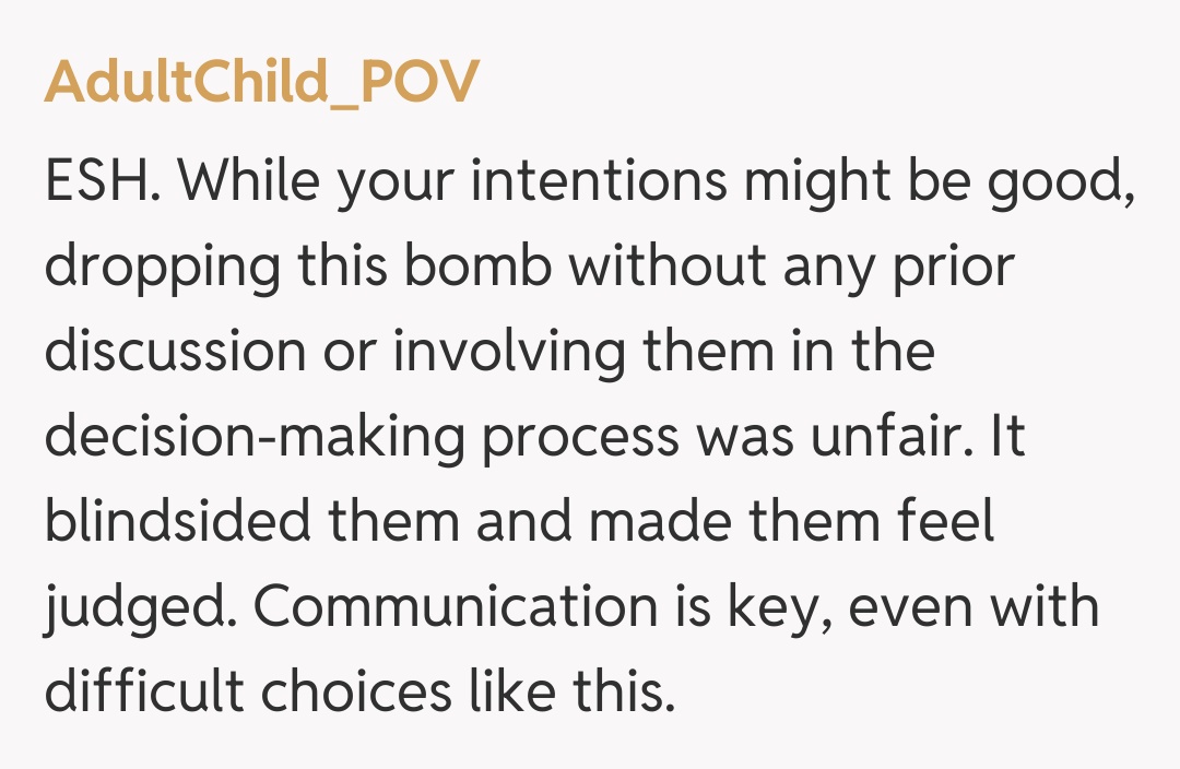 Comentariu de la AdultChild_POV