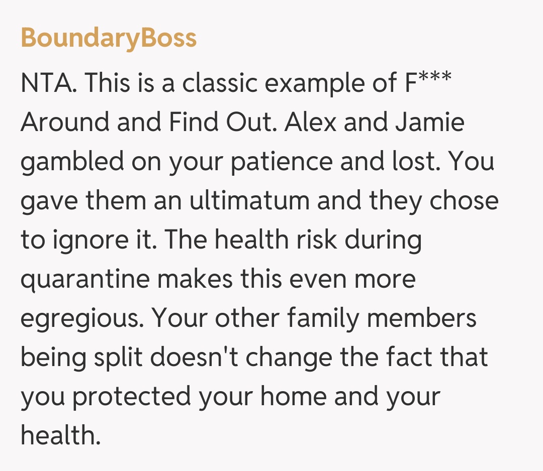 Comentariu de la BoundaryBoss