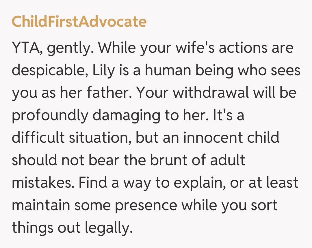 Comentariu de la ChildFirstAdvocate