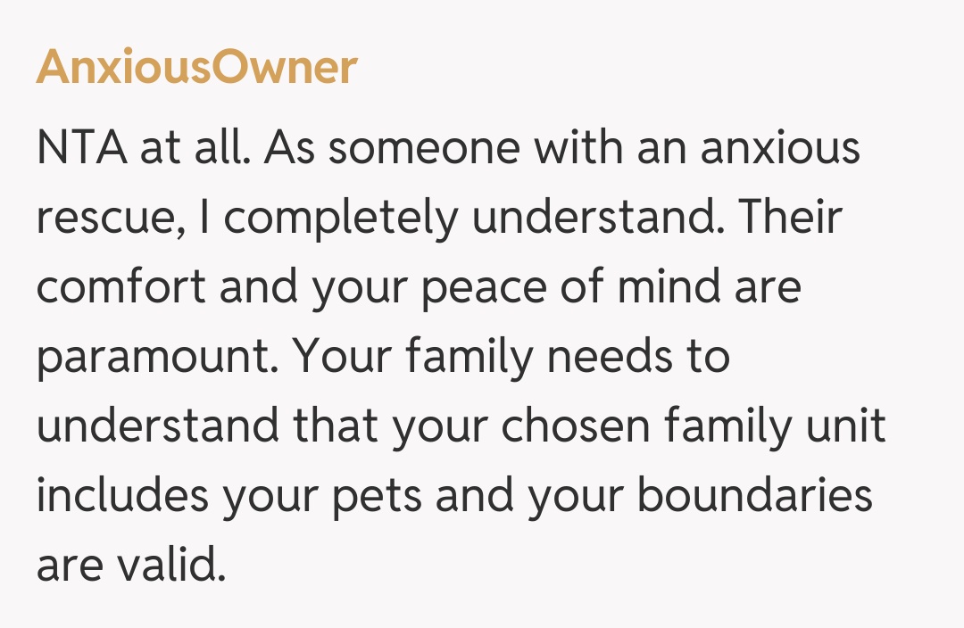 Comentariu de la AnxiousOwner