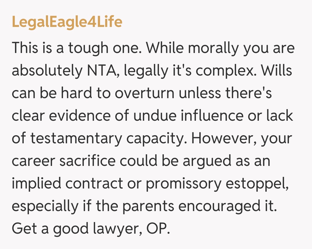 Comentariu de la LegalEagle4Life