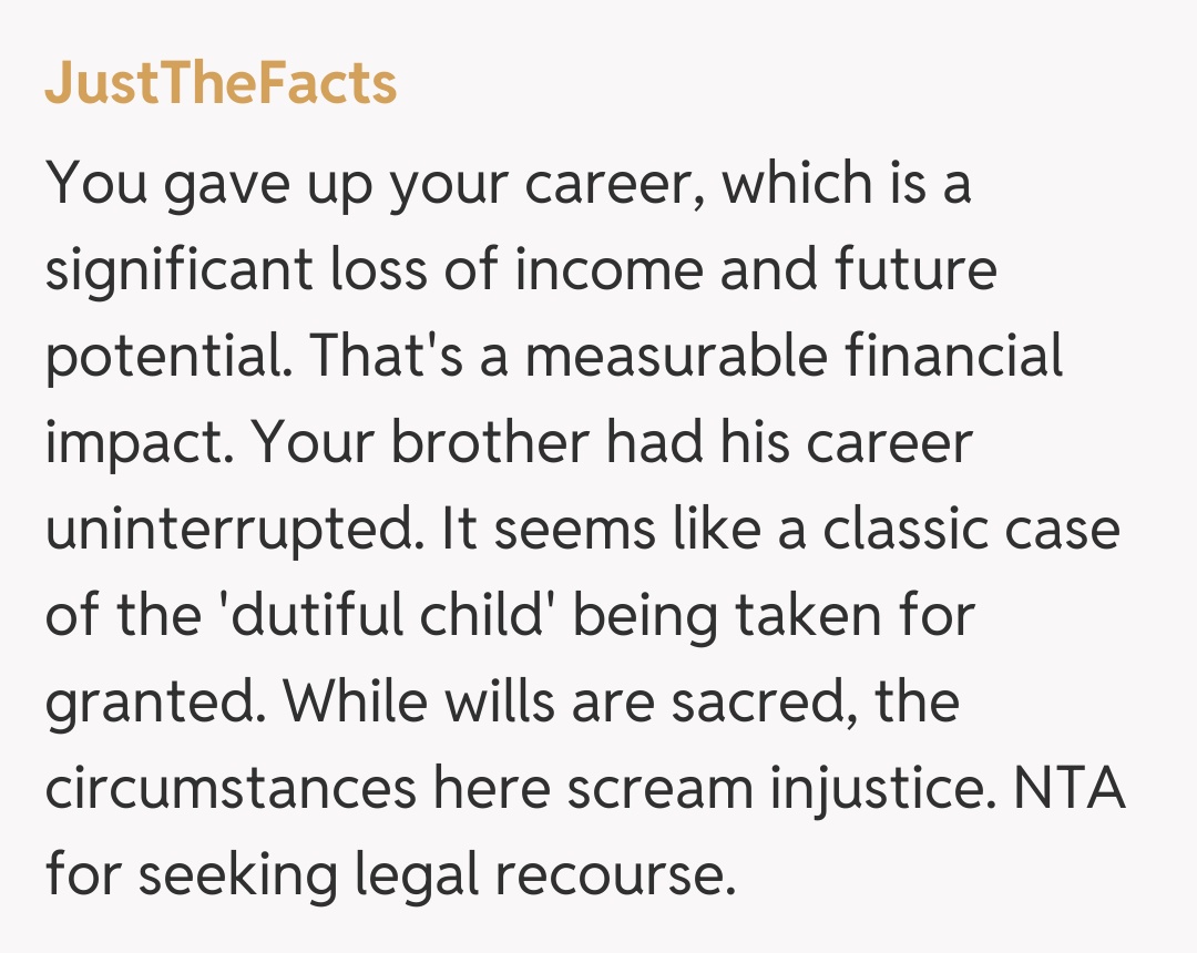 Comentariu de la JustTheFacts