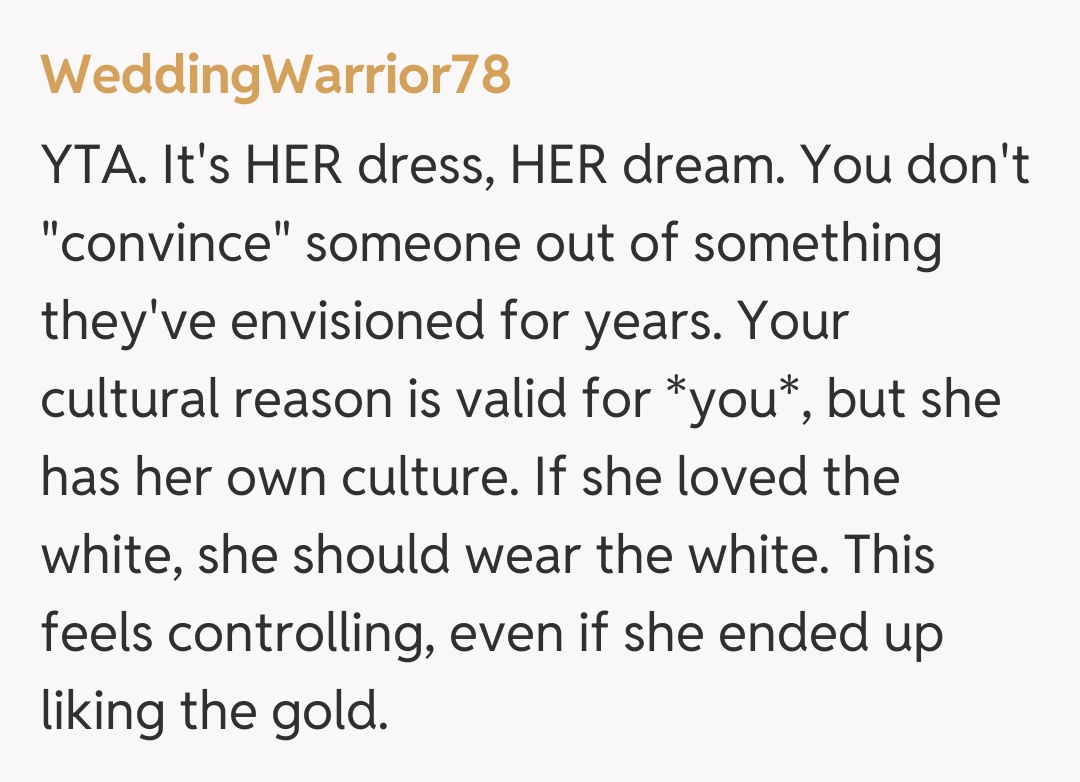 Comentariu de la WeddingWarrior78