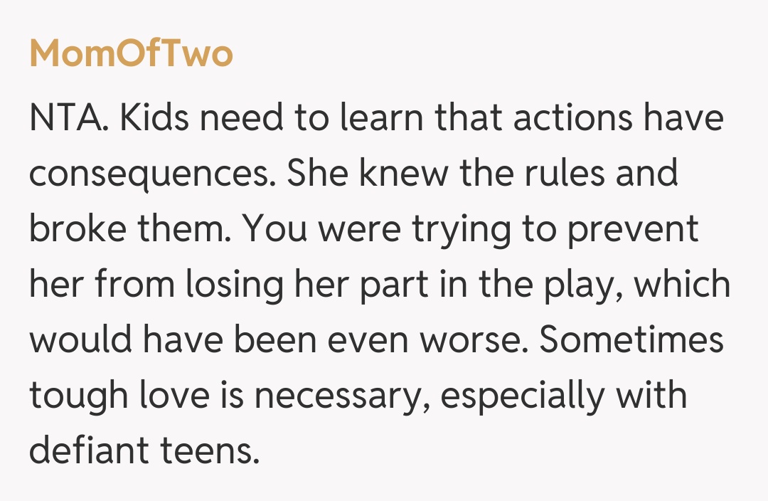 Comentariu de la MomOfTwo