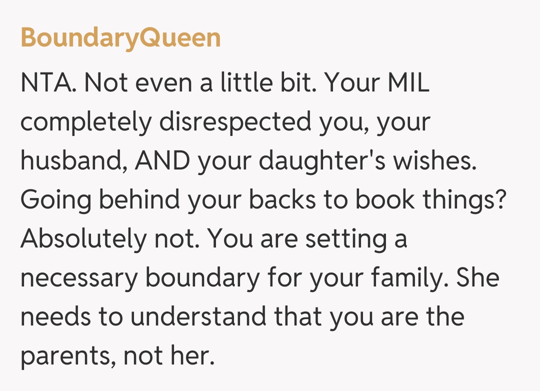Comentariu de la BoundaryQueen