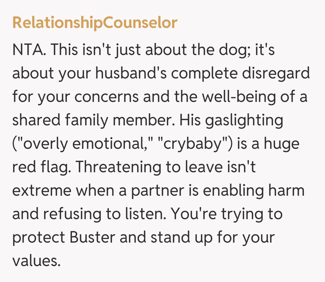 Comentariu de la RelationshipCounselor