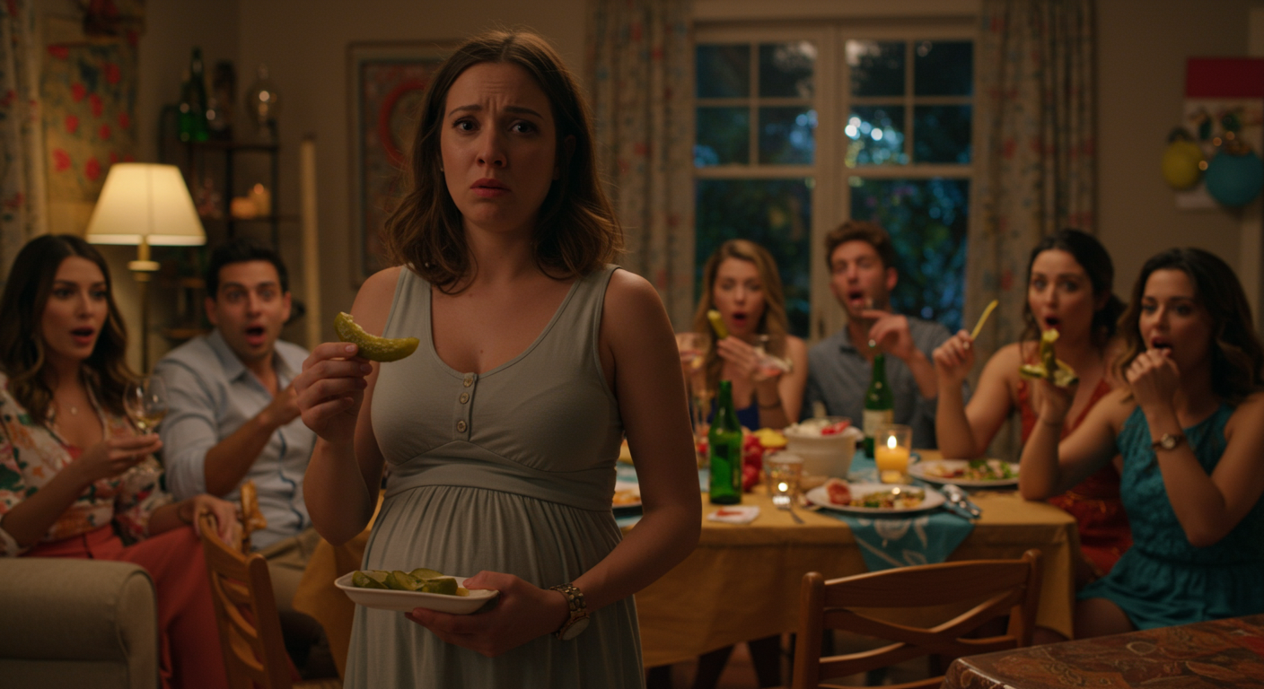 AITA for demanding pickles at my friend's fancy dinner party because of a pregnancy craving?