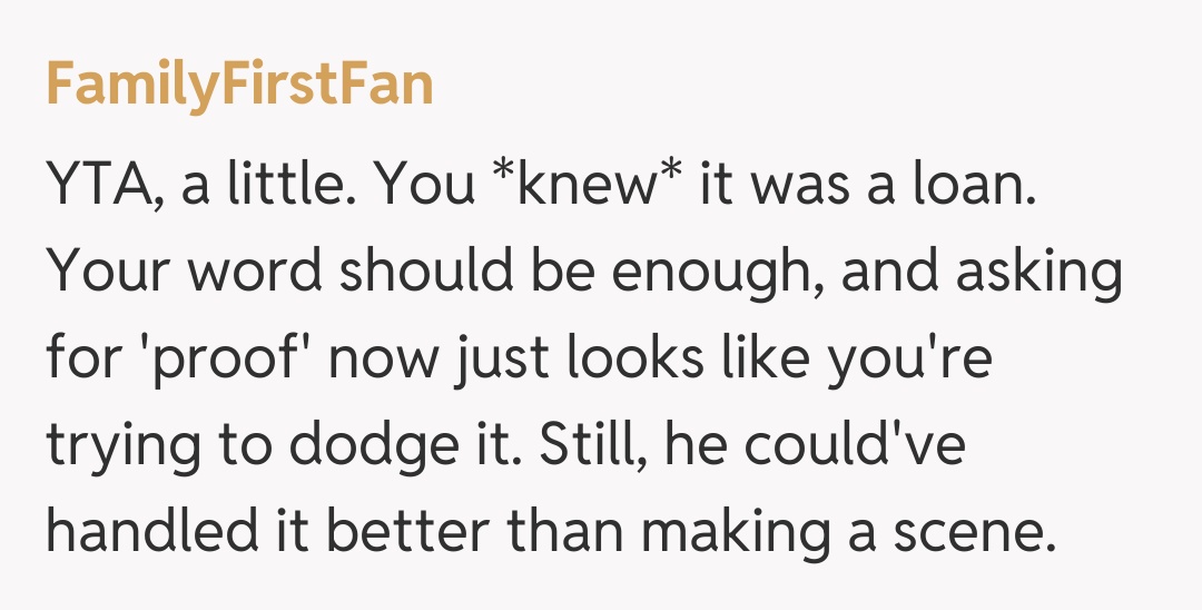 Comentariu de la FamilyFirstFan