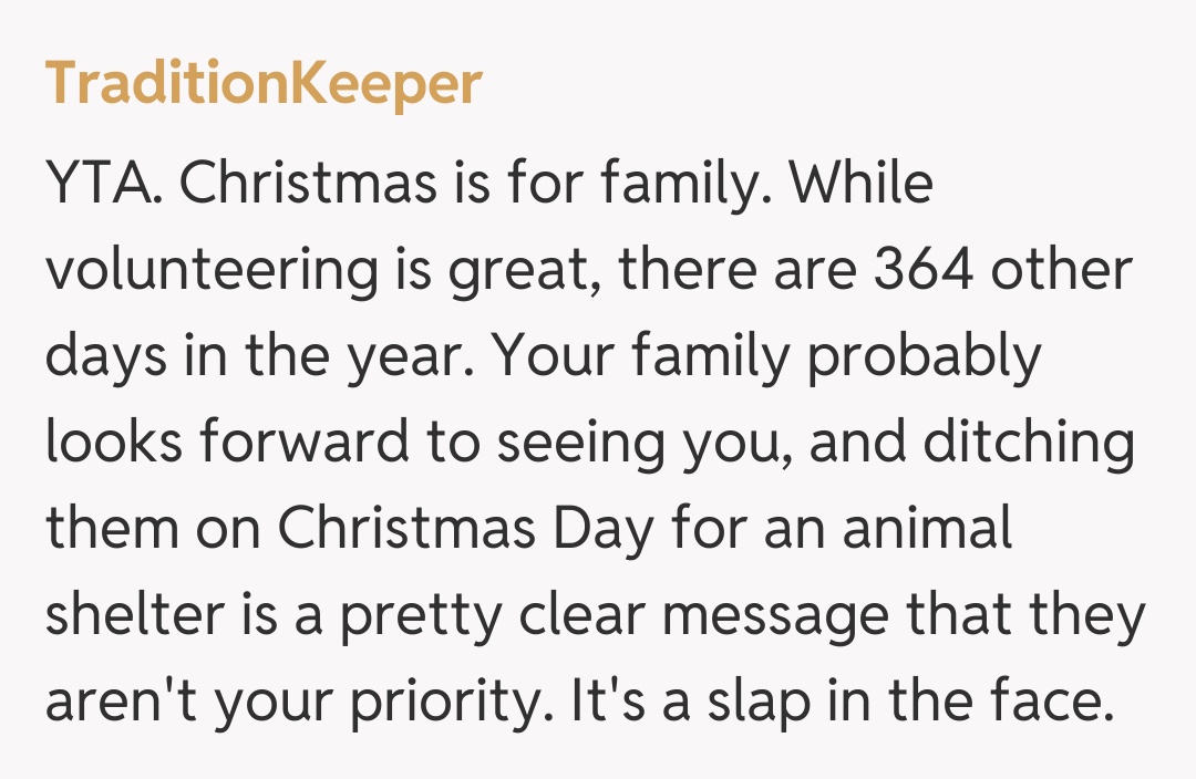 Comentariu de la TraditionKeeper