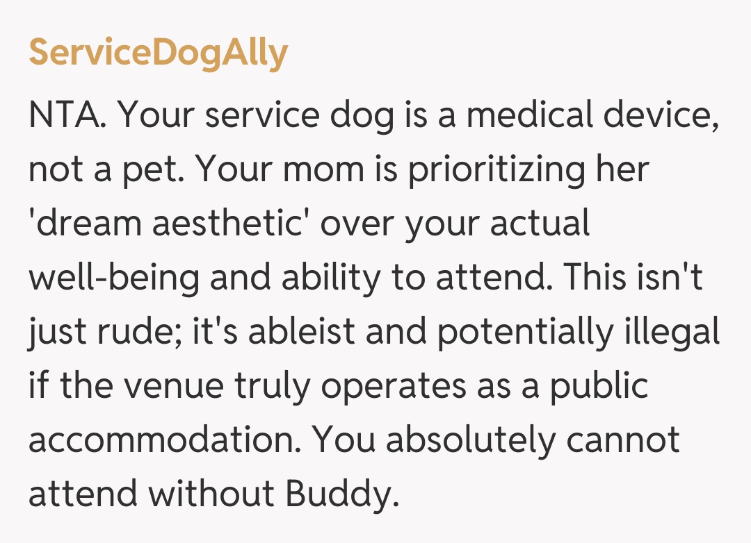 Comentariu de la ServiceDogAlly